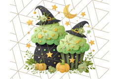 Kawaii Halloween Clipart Cute Kids and Candy Elements Png Product Image 5