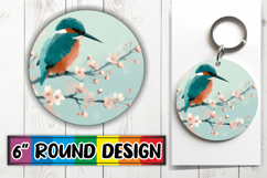 Blissful Keychain Circle Style, Birds Product Image 1