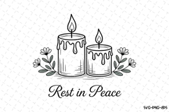 Rest in peace Svg | Christmas Svg | Svg Cut Files Product Image 1