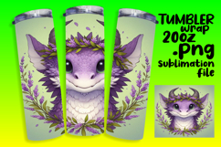 GREAT GIFT 20oz Tumbler Wrap , Dragon Product Image 1