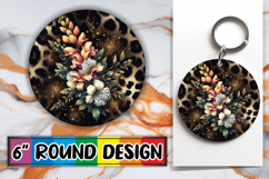 Joyful Coasters Circle Style, Leopard Prints Product Image 1