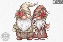 Christmas Gnome Sublimation - Clipart PNG Bundle Product Image 16