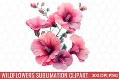 Wildflowers Sublimation Clipart Product Image 1