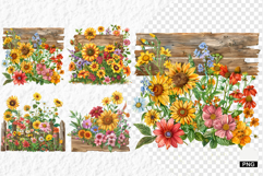 Summer Wildflowers PNG Product Image 1