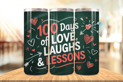 100 Days Of School Tumbler wrap, Teacher Day 20oz Tumbler Product Image 1