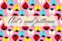 Funky Valentine seamless patterns bundle Product Image 13