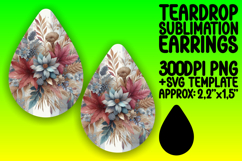 Trendy Teardrop Design for Crafting , Autumn Flower Product Image 1
