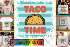 Playful TOTE BAG Sublimation Ideas, Retro Food Product Image 1