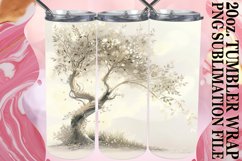Dynamic Chic Floral Watercolor Tumbler Wrap Product Image 1