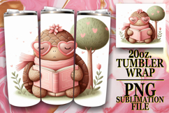 BRIGHT ADVENTURES 20oz TUMBLER WRAP, Turtle Product Image 1