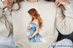 Mothers Day Pregnant Sublimation Bundle PNG Product Image 9