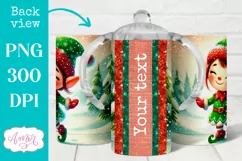 Christmas sippy cup sublimation PNG, Elf 12oz Kids tumbler Product Image 2