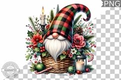 Christmas Gnome Sublimation - Clipart PNG Bundle Product Image 10