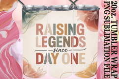 Cheerful evenings 20oz tumbler wrap, Mother's Day Product Image 1