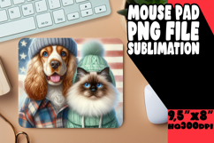 TIMELESS DESK PAD FUN PNG, Dog and cat Product Image 1