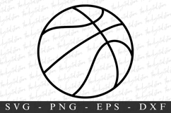 Basketball SVG | SVG Cut files | Cricut Product Image 1