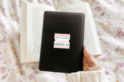 15 Printable Cozy Book Lover Sticker Bundle Product Image 6