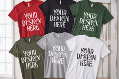 Christmas Family Matching Group T-Shirt Mockups | Holiday Fl Product Image 1