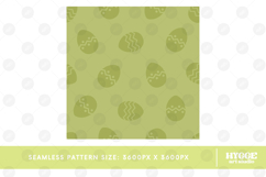 Easter Eggs Bunny Seamless Pattern PNG Sublimation Product Image 2