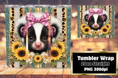 VIVID 20oz Tumbler PNG Template , Cute Animals Product Image 1