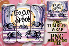 ENCHANTING MOMENTS 20oz TUMBLER WRAP, Halloween Product Image 1