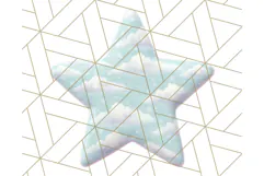 Cute Puffy Star Clipart PNG, 3D Glossy Pastel Stars Clip Art Product Image 5