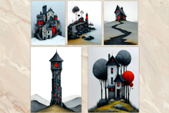 Red Thread Cliparts &amp; Backgrounds for DIY Card, Junk Journal Product Image 11