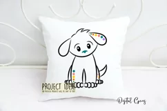Dog / Puppy design. SVG / EPS / DXF / PNG files Product Image 5