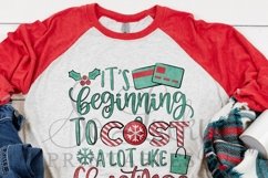 Cost a lot like Christmas printable sublimation design Product Image 2