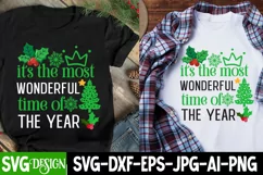 It's the most Wonderful time of the Year Sublimation Design Product Image 1