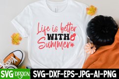 Life is better With Summer SVG Cut File ,Summer SVG Design Product Image 2