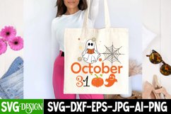 October 31 SVG Cut File , October 31 SVG T-Shirt Design Product Image 2