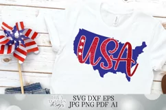 USA - Shirt - Sign - 4th of July - Patriotic Cut Files Product Image 1