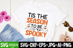 Tis The Season To be Spooky SVG Cut File,Halloween SVGDesign Product Image 2