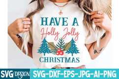 Have a Holly Jolly Christmas SVG Cut File,Christmas SVG Product Image 3