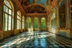 Grandiose Baroque interior. Generate Ai Product Image 1