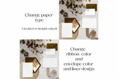 Invitation Wedding Suite Mockup | RSVP Mockup | Details Card Product Image 2