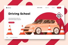 Driving School2 - Banner &amp; Landing Page Product Image 1