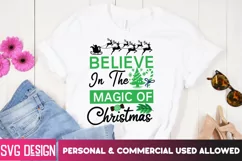 Believe in the Magic of Christmas SVG Cut File,Christmas SVG Product Image 3