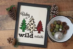 Baby it's Wild Outside SVG | Animal Print SVG | Winter SVG Product Image 2