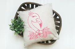 Flamingo SVG File - Flamingo Face SVG Cut File Product Image 3