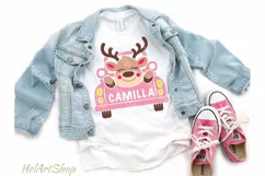 Cute Reindeer Svg, Kids Christmas svg, Christmas Truck Svg Product Image 2