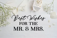 Wedding svg Best Wishes for the Mr and Mrs png Product Image 2