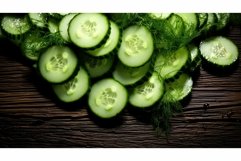 up chopped cucumber background Product Image 1