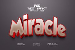 Miracle 3d Editable Text Effect Style Product Image 1