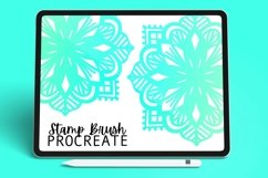 Mandala Stamp Brush - Procreate Brush Product Image 1
