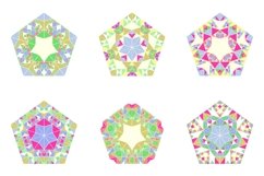 24 Mosaic Pentagon Logo Templates Product Image 5