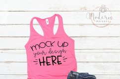 Mock up Next Level 1533 Hot Pink Mockup Product Image 1