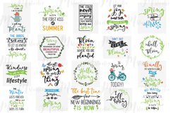 Spring Quotes svg bundle Product Image 2