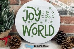 Joy To The World SVG | Christmas SVG | Joy SVG Product Image 1